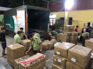 Lạng Sơn: Thu giữ hàng nghìn sản phẩm nhập lậu trên xe CPN của Viettel Post