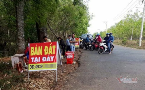 Sốt đất vùng quê Bình Phước vì quy hoạch sân bay, nông dân bỗng chốc thành "cò" đất