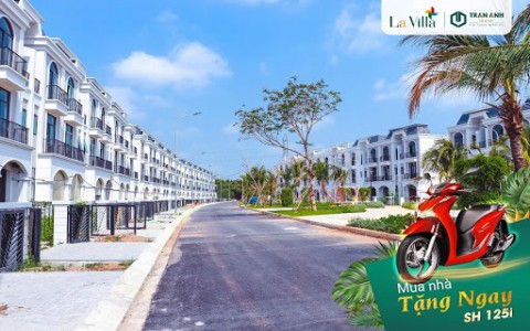 Sở hữu nhà phố La Villa Green City trung tâm TP.Tân An - Tặng ngay 01 xe SH 125i